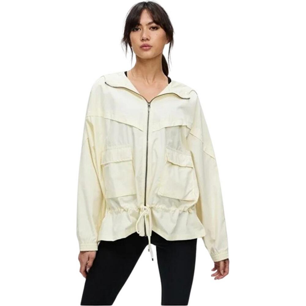 Nike yellow icon clash ripstop sample jacket canvas oversized hooded